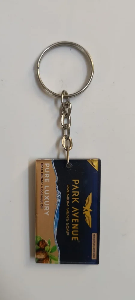 1x1.5 Inch Synthetic Keychain